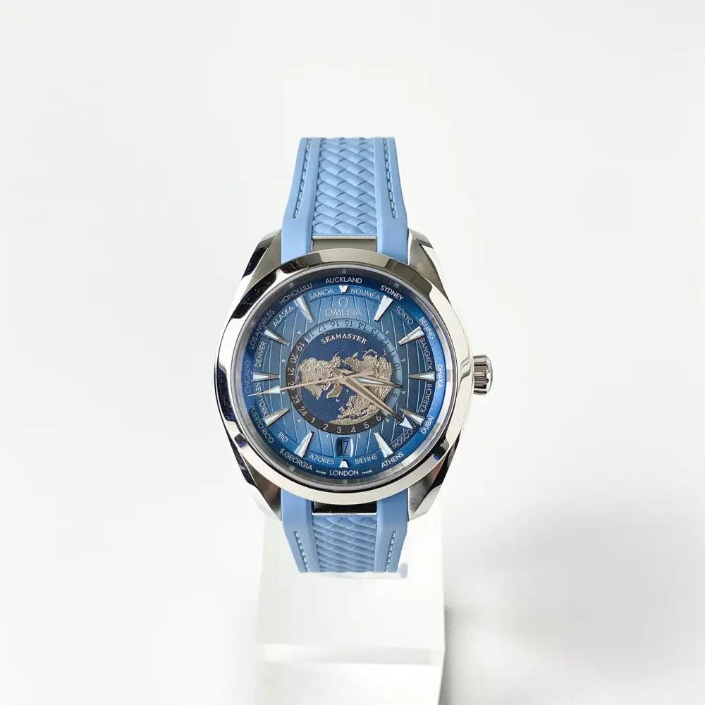 Seamaster Aqua Terra 150m GMT Summer Blue 75th - Passeport Cases