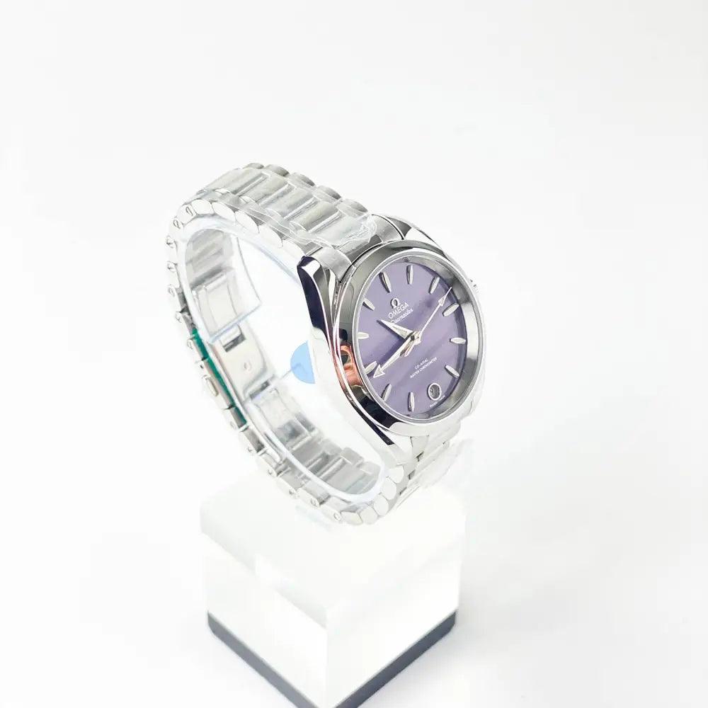 Seamaster Aqua Terra SHADES 34 mm Purple Dial - Passeport Cases