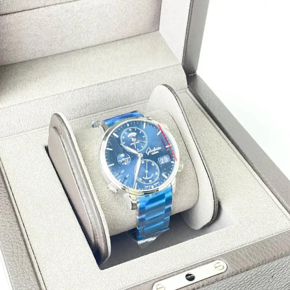 Senator Cosmopolite Blue 44mm - Passeport Cases