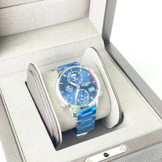 Senator Cosmopolite Blue 44mm - Passeport Cases