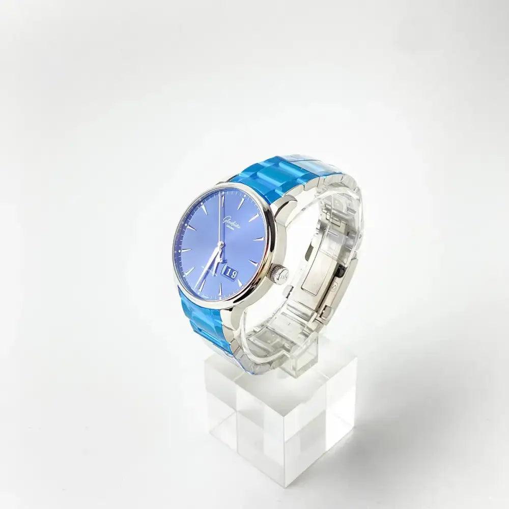 Senator Excellence Panorama Blue Dial 42mm - Passeport Cases