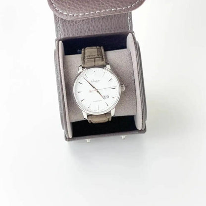 Senator Excellence Panoramadatum White Dial 42mm - Passeport Cases