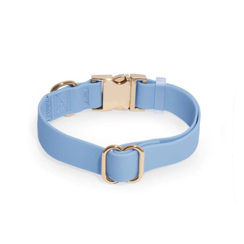 Collana per cani impermeabile - Blu cielo