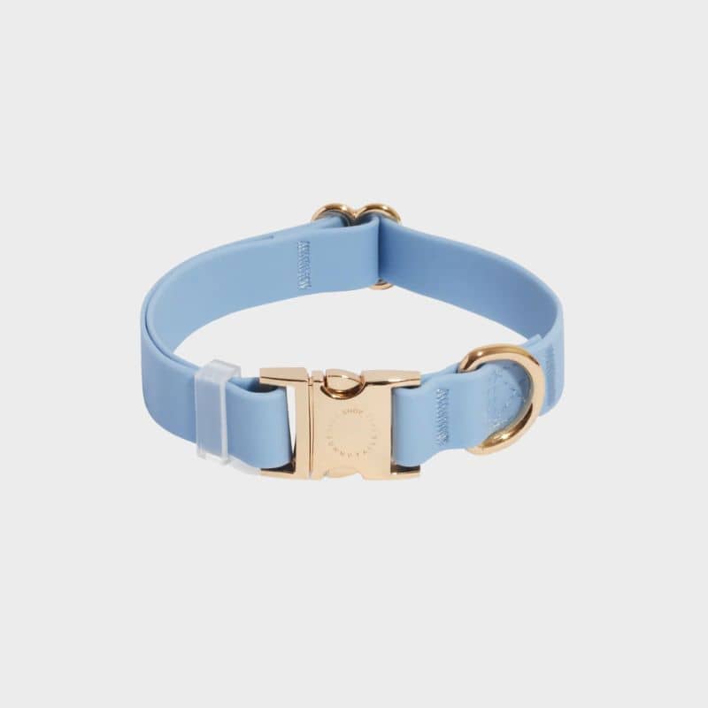 Collana per cani impermeabile - Blu cielo