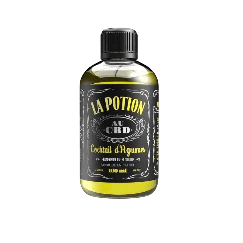 CBD syrup relaxing citrus - Lemon and Tangerine flavor 🍋🌞🇫🇷