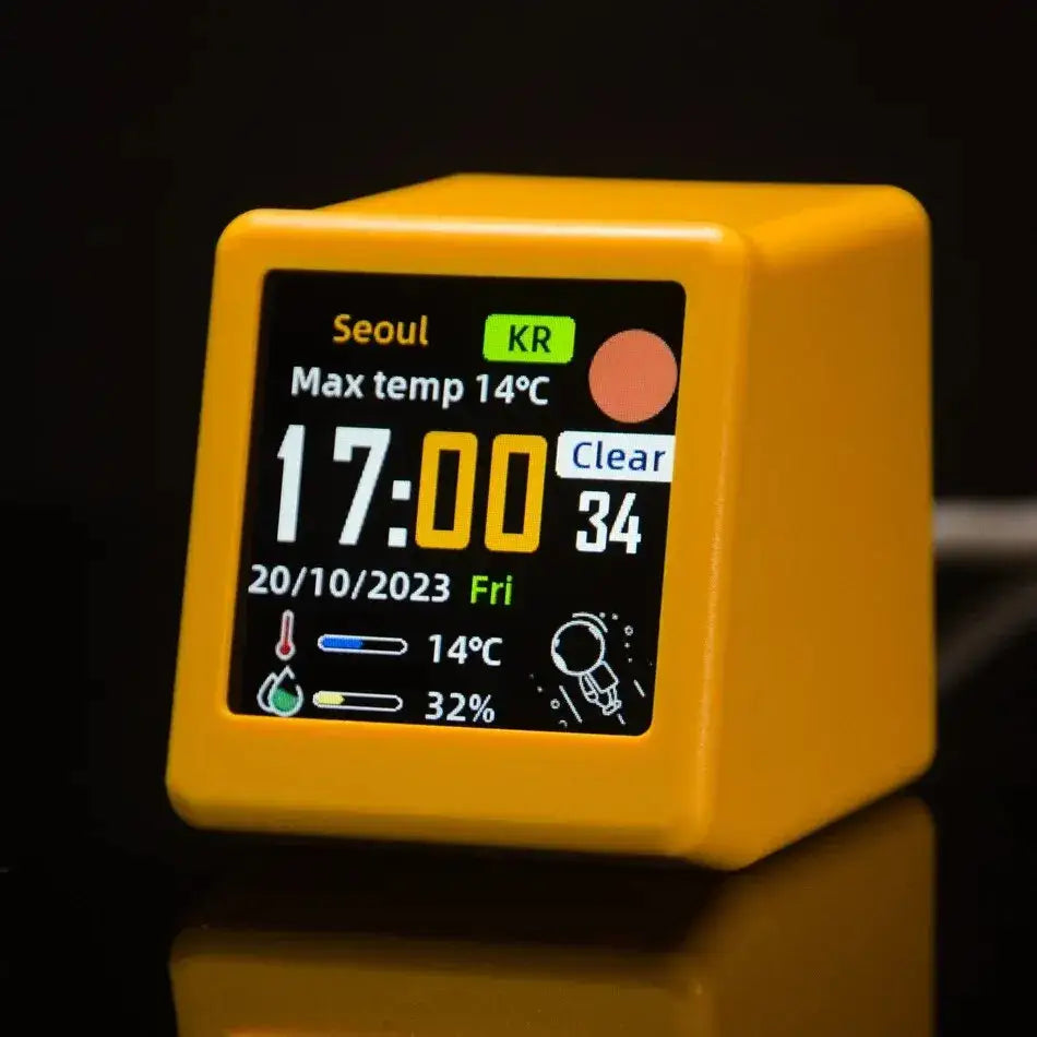 Smart Réveil Portable - Jaune