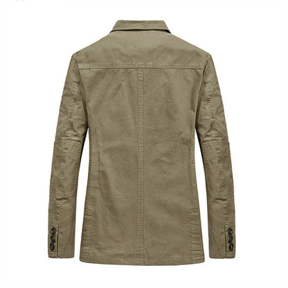 Veste Vintage Chic en Coton pour Homme