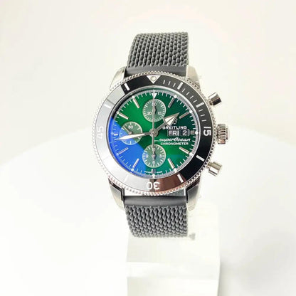 Superocean Heritage Chronograph 44 Green Dial - Passeport Cases