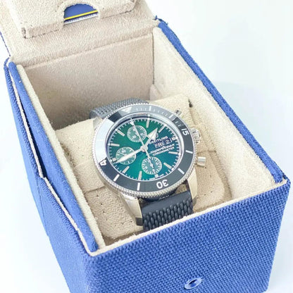 Superocean Heritage Chronograph 44 Green Dial - Passeport Cases