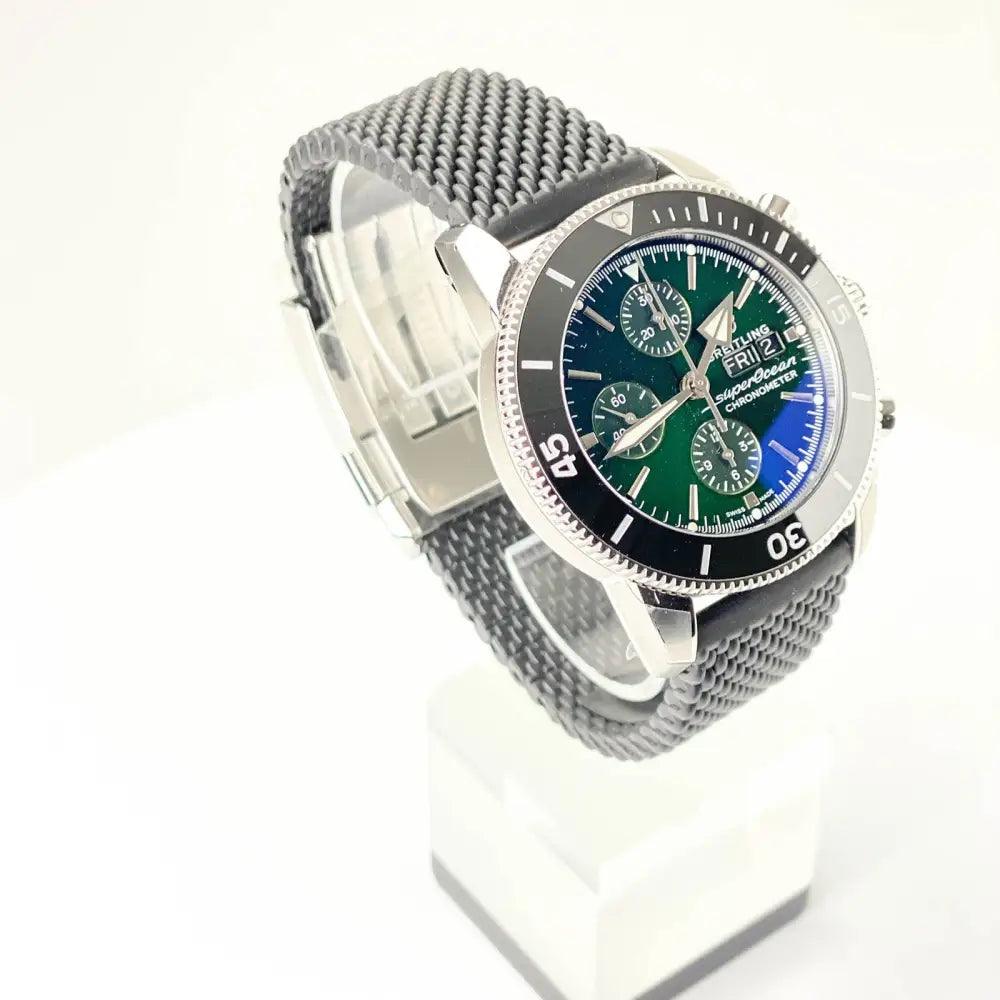 Superocean Heritage Chronograph 44 Green Dial - Passeport Cases