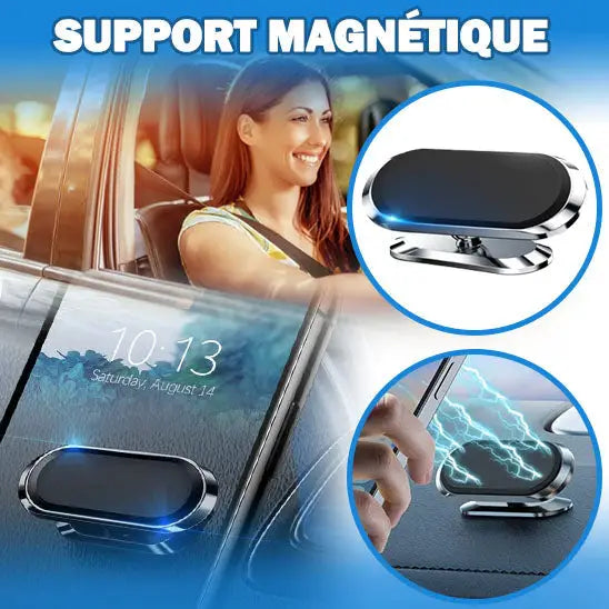 Support de Téléphone Magnétique Rotatif à 360 °