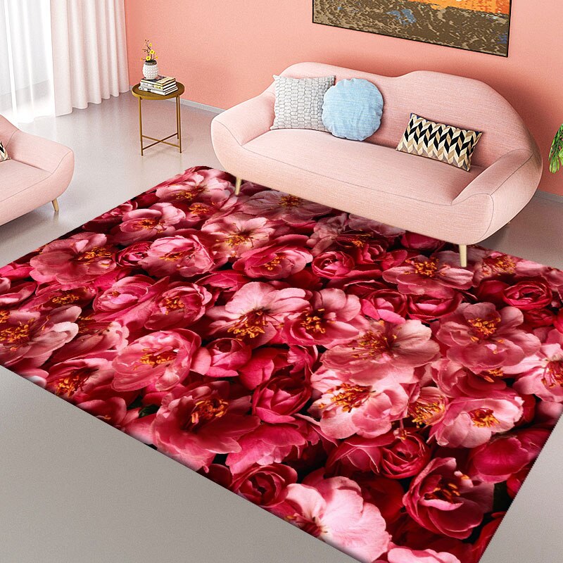 Tapis A Fleur Vintage