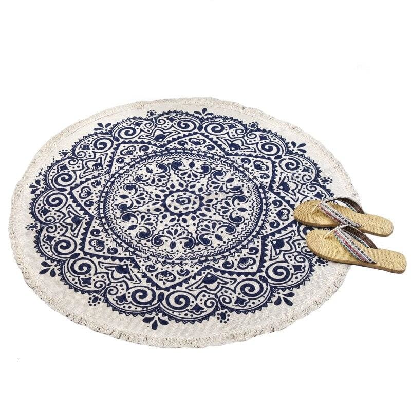 Tapis Vintage Ethnique au Style Rétro et Glamour