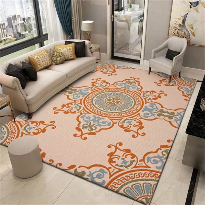 Tapis Vintage Rectangle Élégance Géométrique