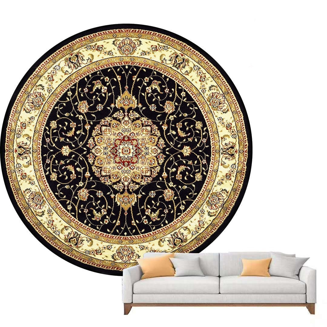 Tapis vintage rond