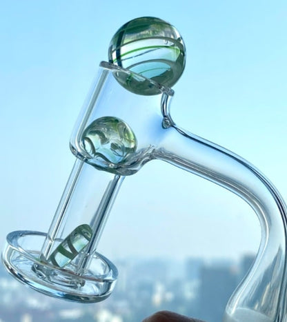 Ensemble Slurper Perles Colorées en Quartz de Haute Qualité