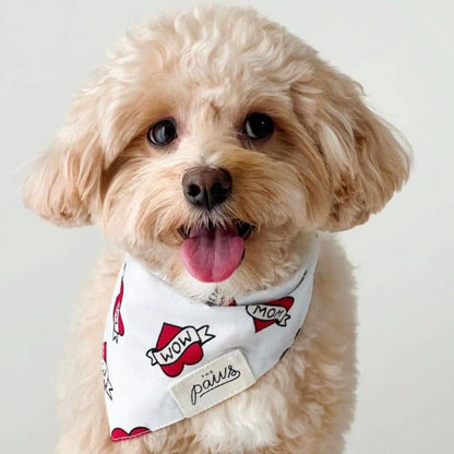 Dog Bandana - Love Mom ❤️