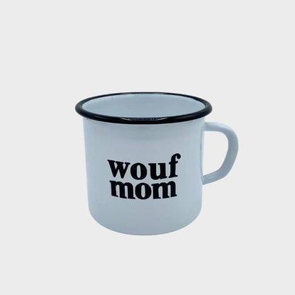 Unbreakable Email Cup "Wouf Mom" ​​- Franse gravure, 30cl