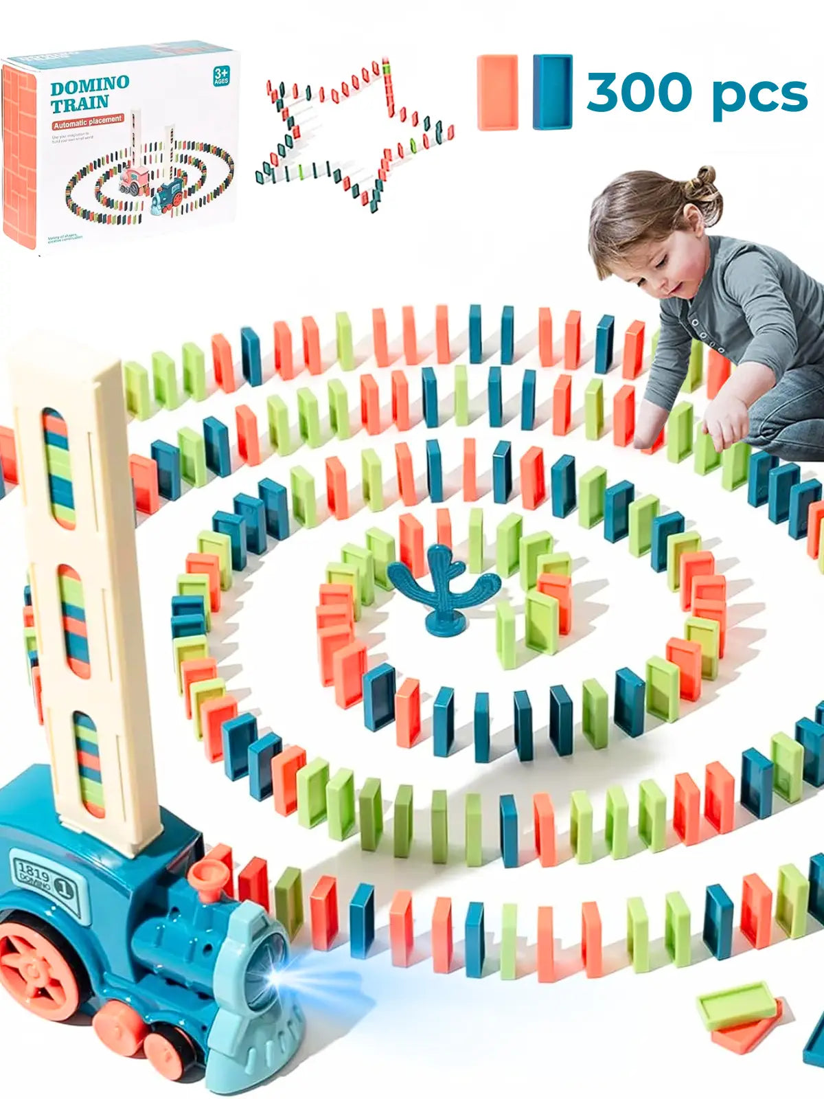 Train domino | Magic Domino™ - Offre J’aime les défis (300 pièces)