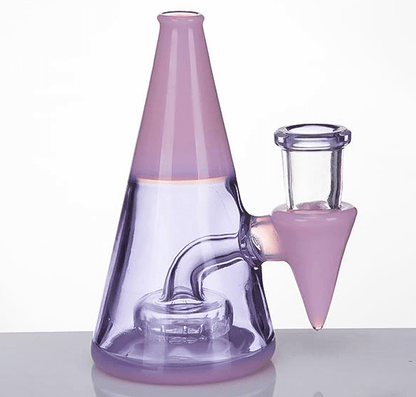 Rig en Verre Triangle Rose Volcan - Élégance et Performance Compacte