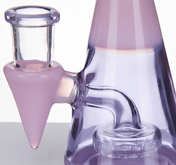 Rig en Verre Triangle Rose Volcan - Élégance et Performance Compacte