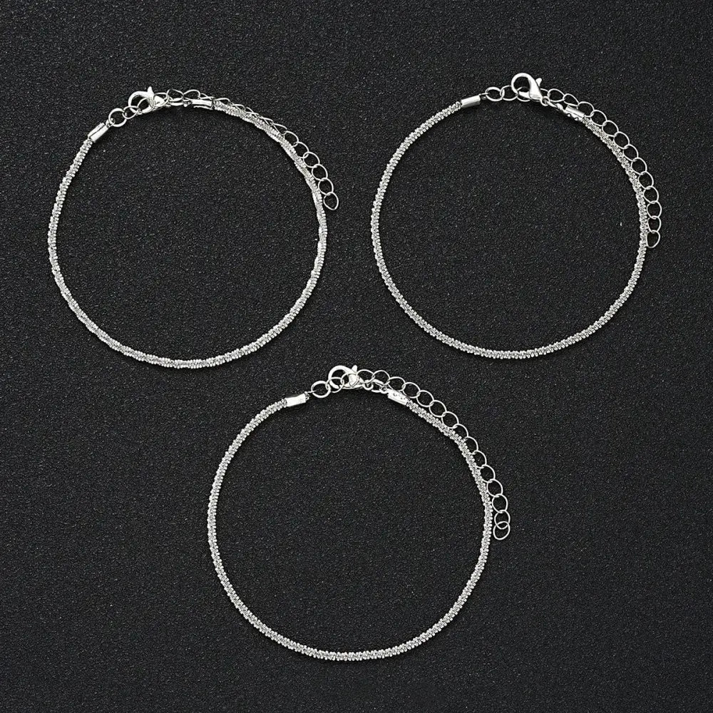 Triple Bracelet Cheville - Passeport Cases