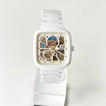 True Square Automatic Open Heart 38mm Diamonds - Passeport Cases