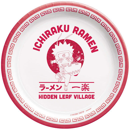 Naruto's Birthday Party Plates - Dessert Plates 7"