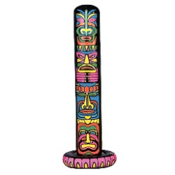 Poteau Tiki Gonflable Jumbo - Oasis Tropicale pour vos Événements