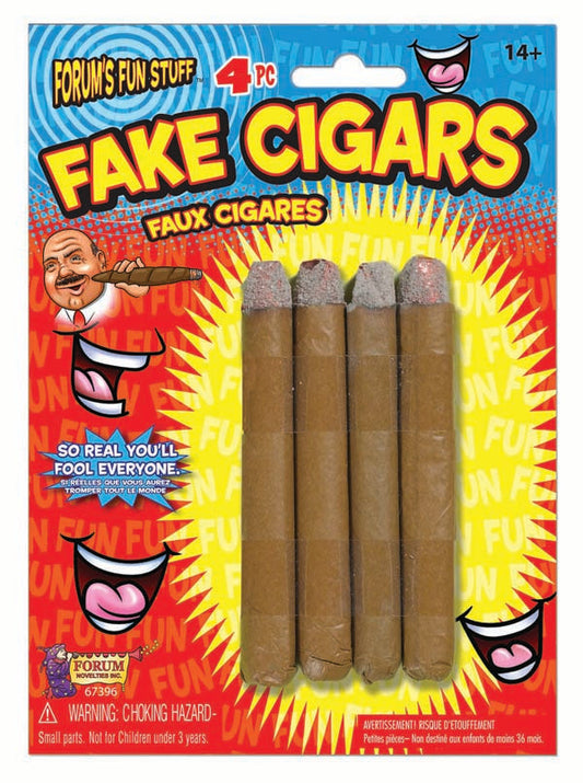 Pack de 4 Cigares Factices Ultra-Réalistes