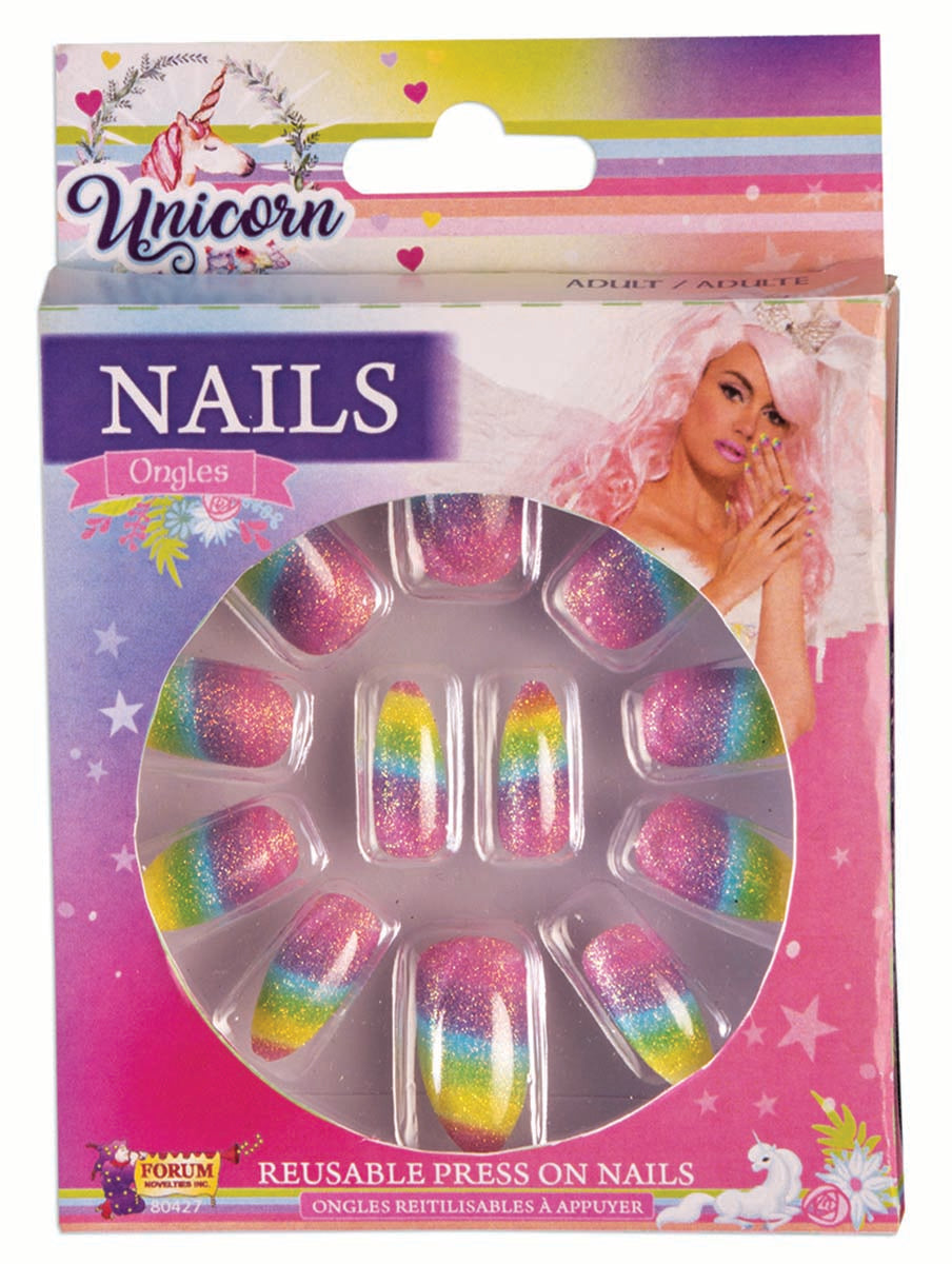 Ongles Fantaisistes Unicorn des Années 80