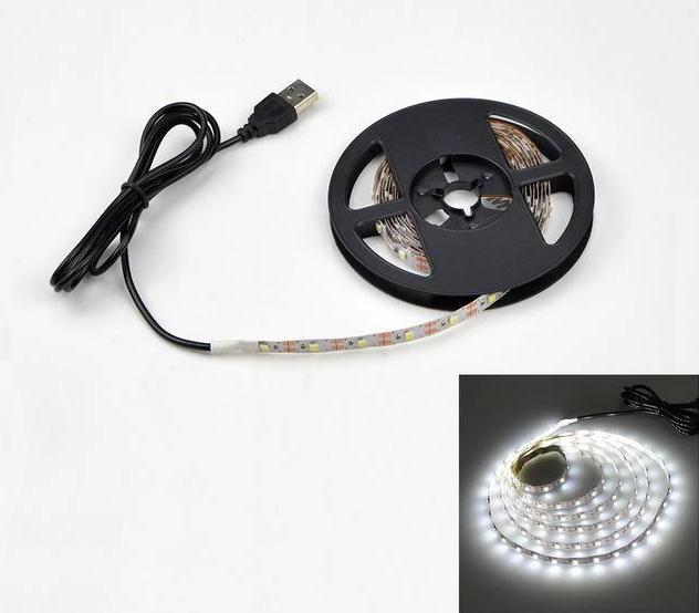 Ruban d'éclairage Multi-Couleurs à LED USB pour HDTV LED Strips 50CM 30LEDs Blanc 