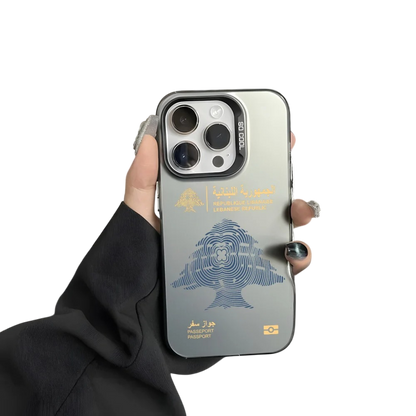 Coque iPhone Passeport Liban – Étui rigide design voyage