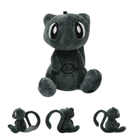 Peluche Pokémon Mew – 13 cm / 7 cm – Rose, Noir & Bleu ciel ✨