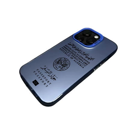 Coque iPhone Passeport Algérie – Étui rigide design voyage