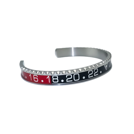Bracelet inspiré Rolex GMT Master II Coca – Rouge & Noir