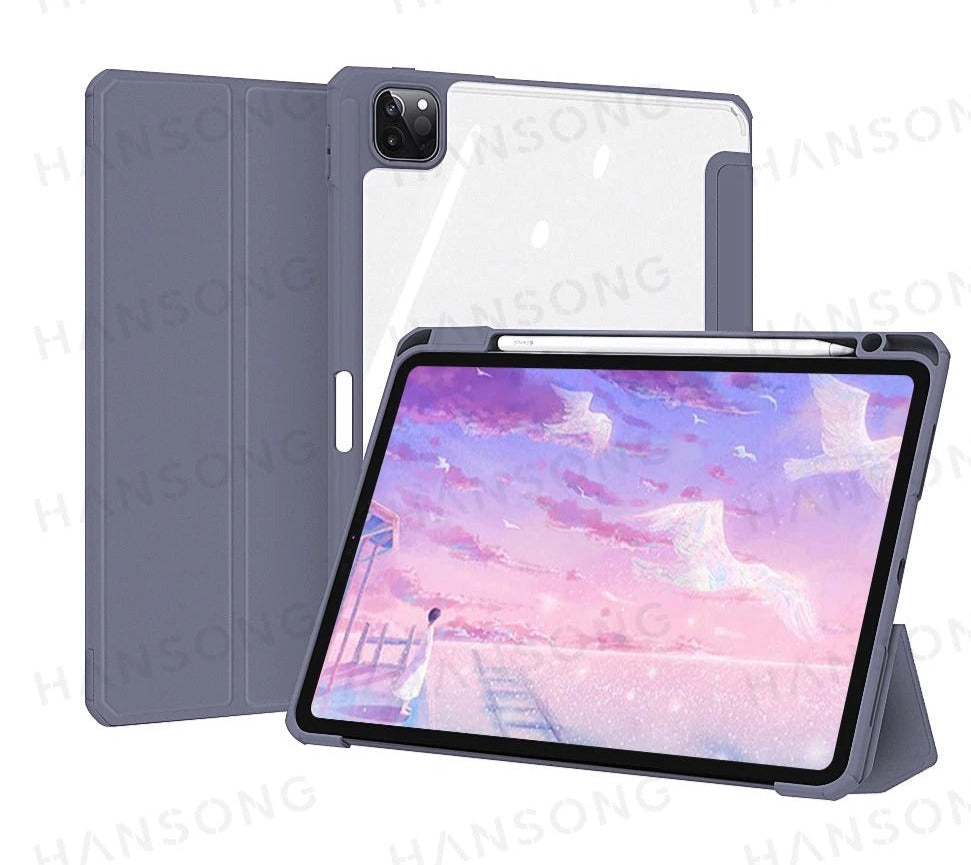 Coque Arrière Transparente en Silicone PU pour iPad