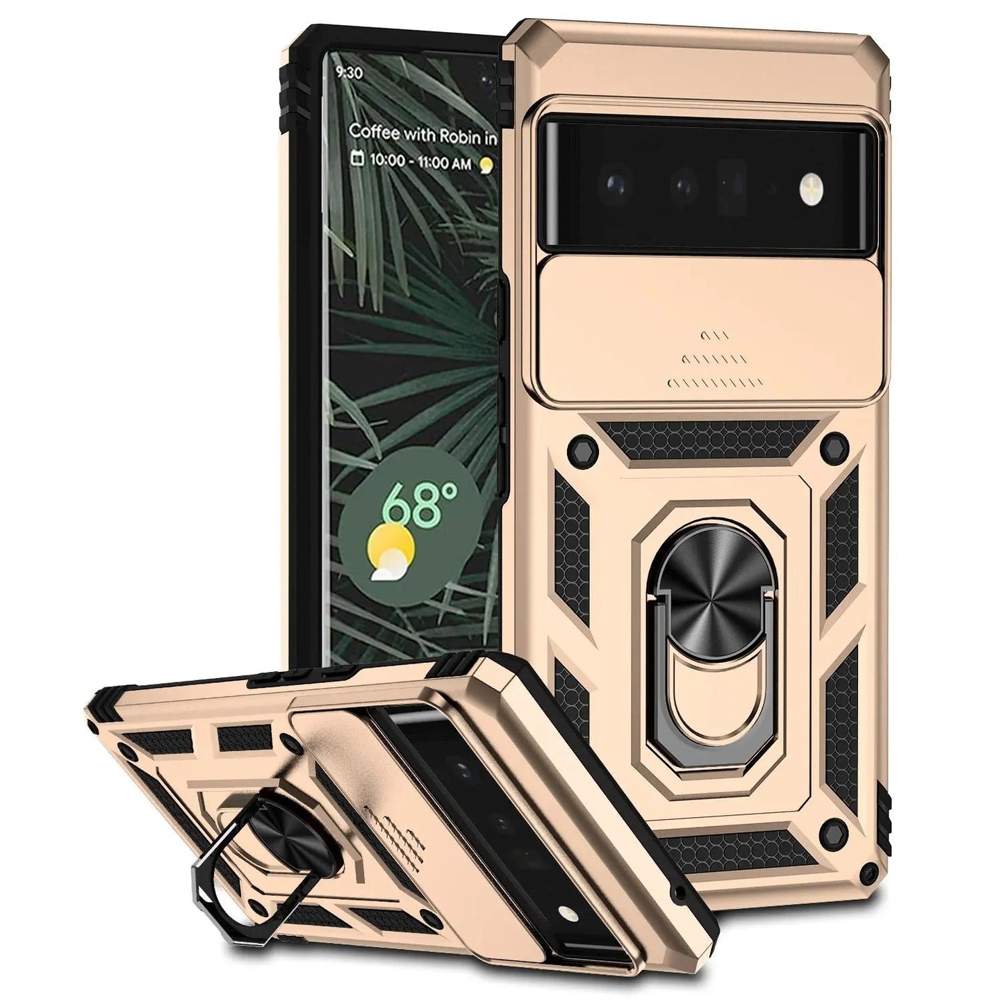 Coque Antichoc Militaire avec Fenêtre Coulissante pour Google Pixel