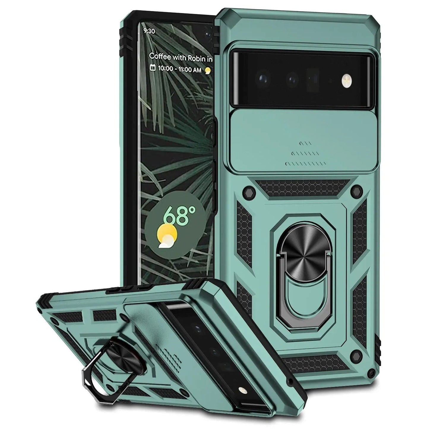 Coque Antichoc Militaire avec Fenêtre Coulissante pour Google Pixel