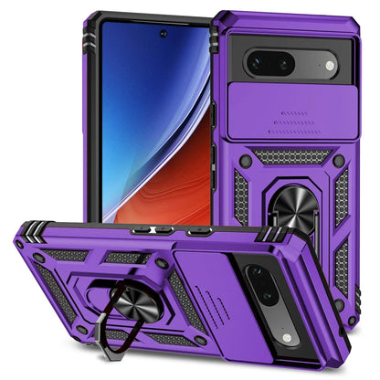 Coque Antichoc Militaire avec Fenêtre Coulissante pour Google Pixel