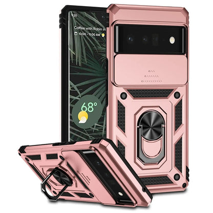 Coque Antichoc Militaire avec Fenêtre Coulissante pour Google Pixel