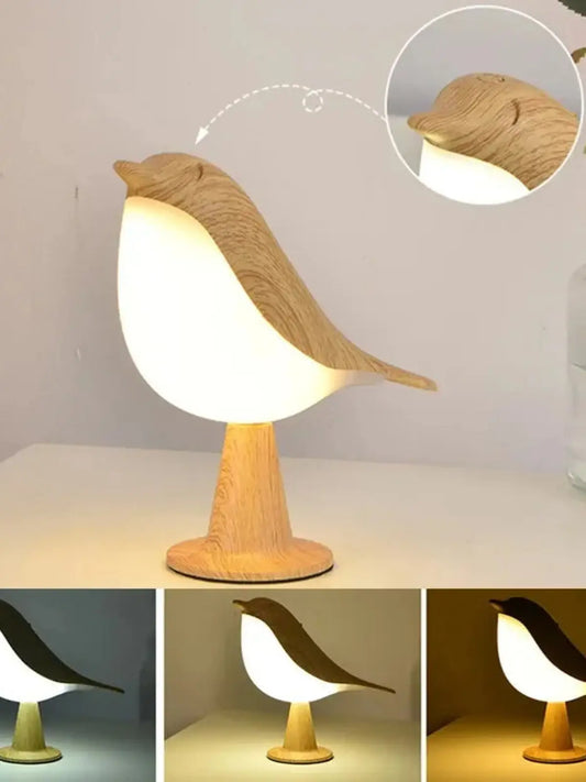 Birdlight ™ wood night light with aromatherapy