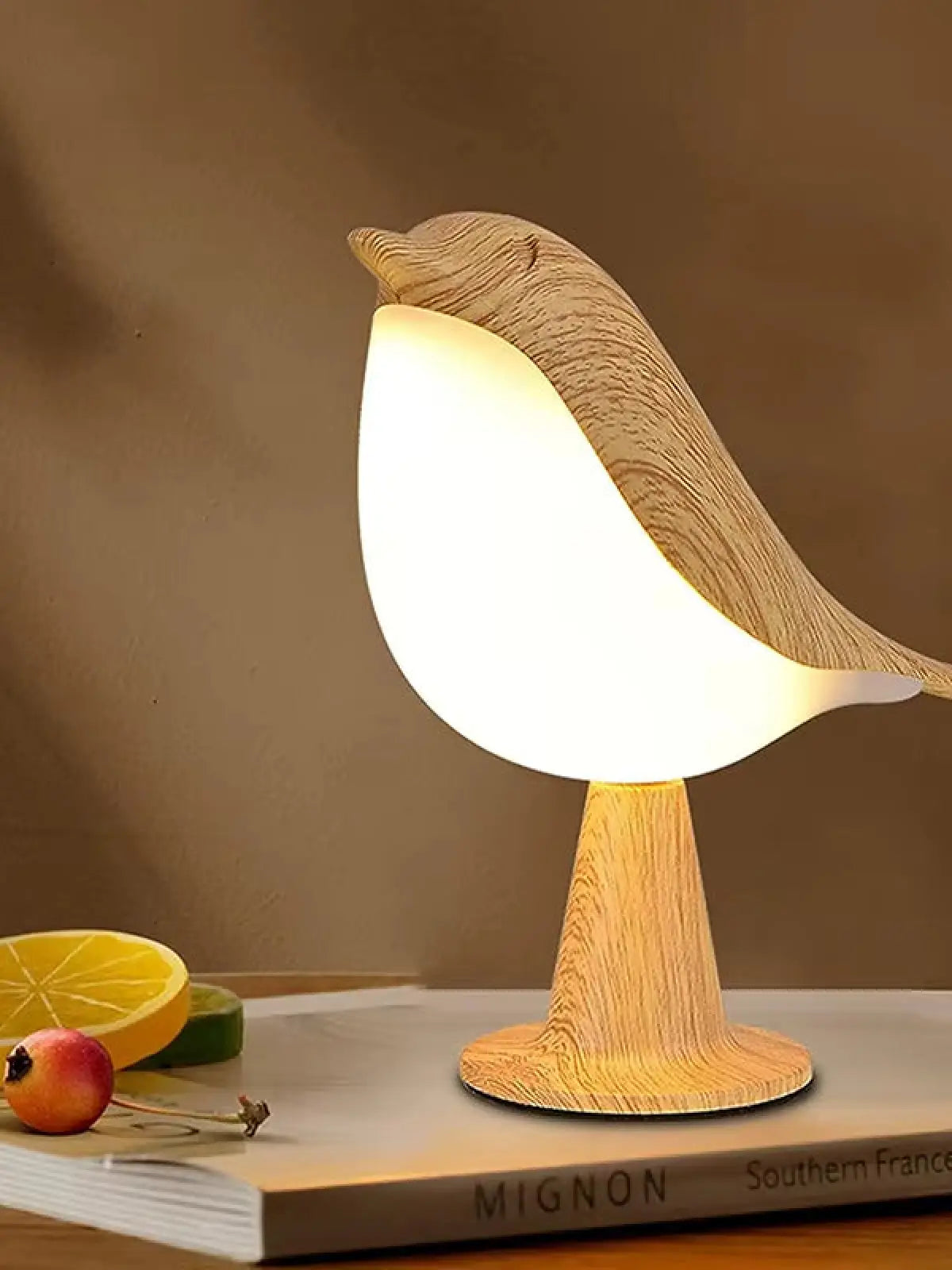 Birdlight ™ wood night light with aromatherapy