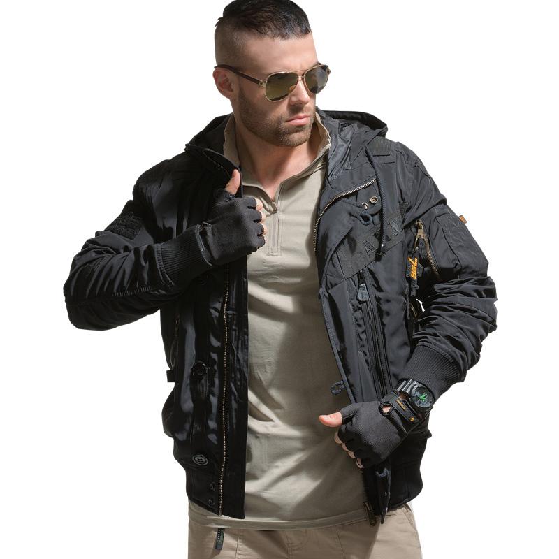 Veste Armée Vintage en Coton et Polyester