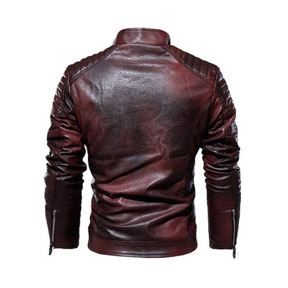 Veste Aviateur Vintage en Cuir pour Hommes