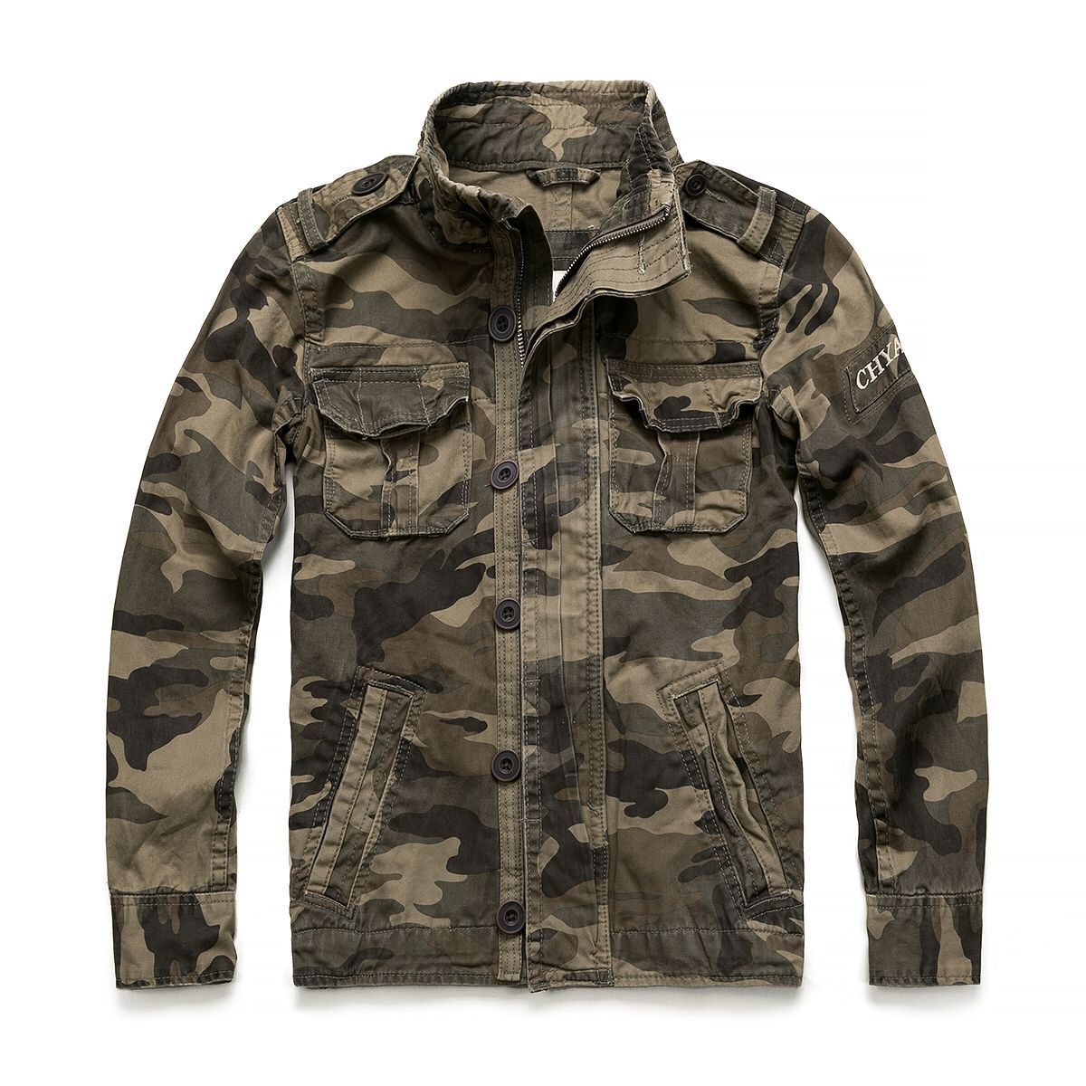 Veste Camouflage Homme Vintage