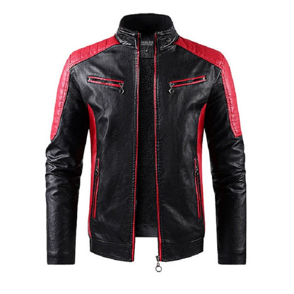 Veste Cuir Moto Homme Vintage