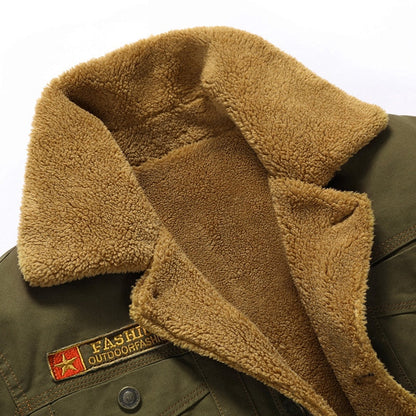 Veste Militaire Américaine Vintage Élégante et Chaude