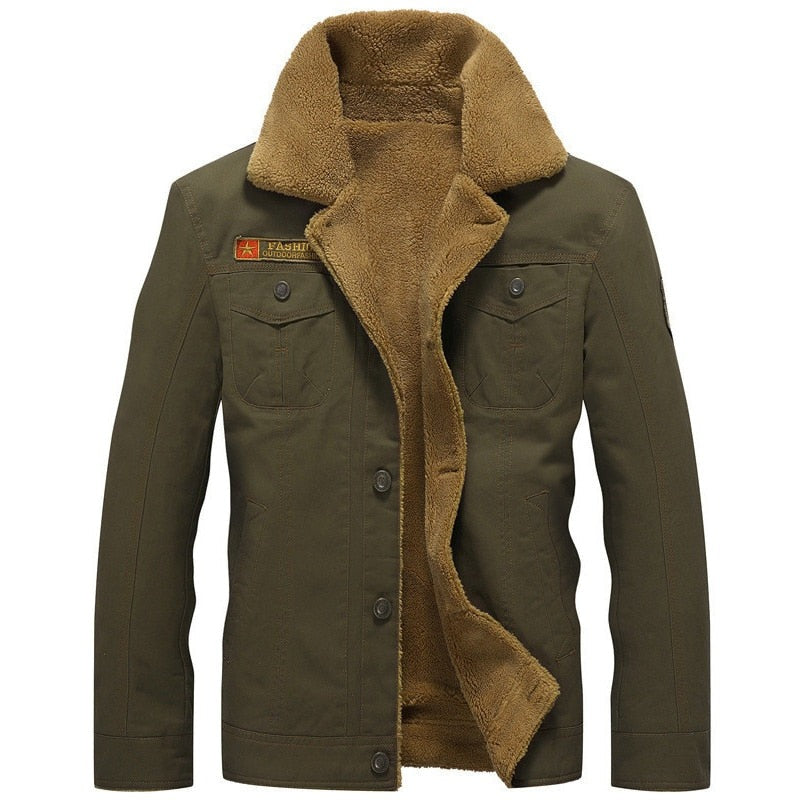 Veste Militaire Américaine Vintage Élégante et Chaude