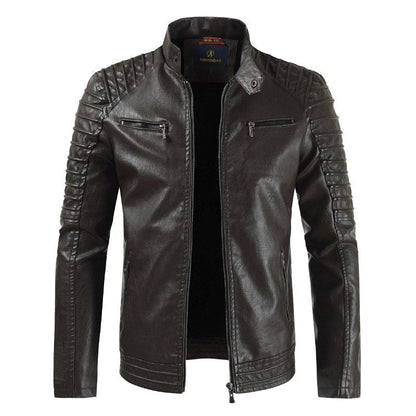 Veste de Moto Homme Vintage en Cuir - Élégance et Confort